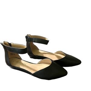 Dream pairs size 7 ankle strap zip back